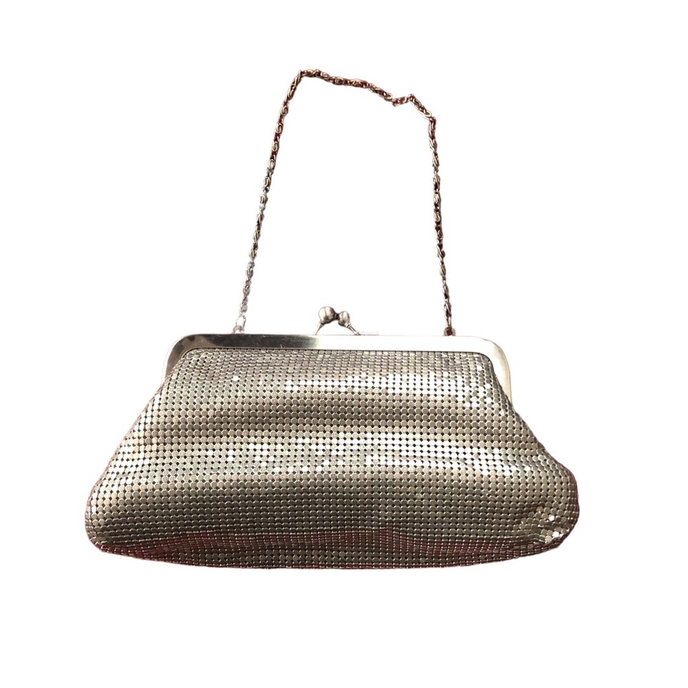 LOFT Metallic Clutch, Silver